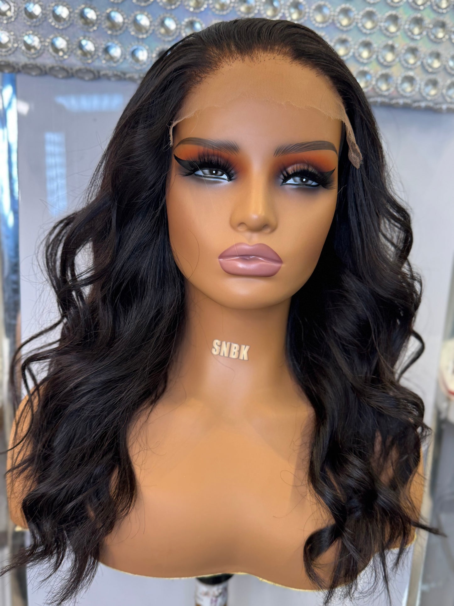 Alyssa layered 18” 7x7 HD lace