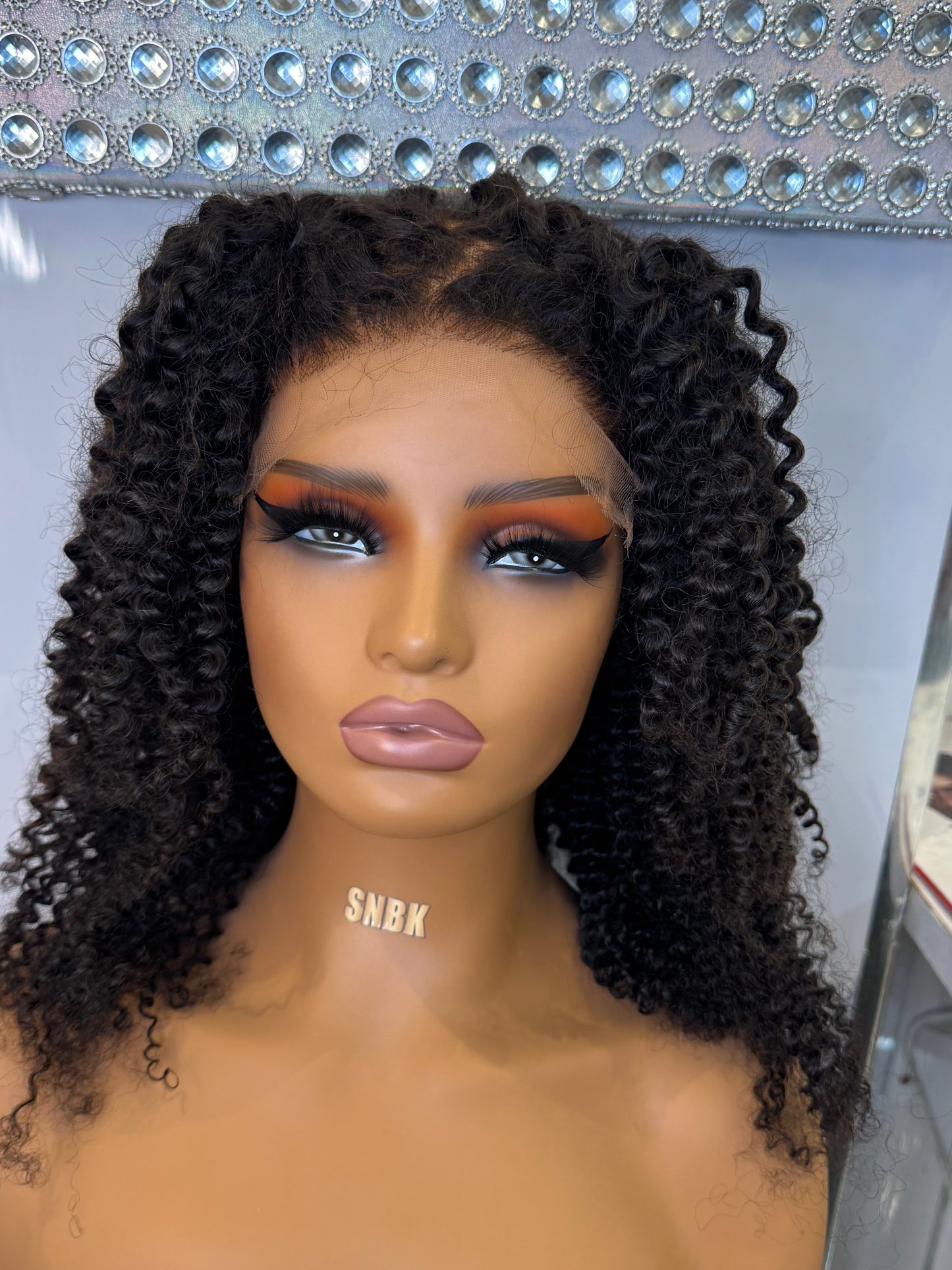Kinky Curly 18'' 7x7 HD Wig